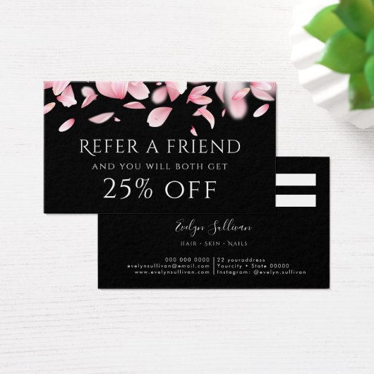 Carte de référence pour pétales tombant (Bureau)