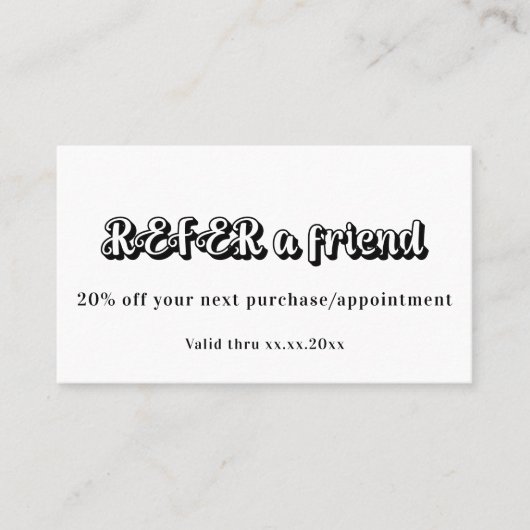 Carte de référence professionnelle de code qr noir (Devant)