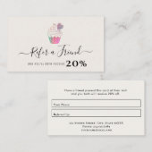 carte de référence professionnelle de la boulanger (Devant / Derrière)