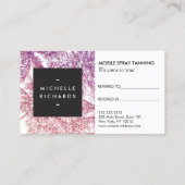 Carte de référence Tropical Purple/Pink Parties sc (Dos)