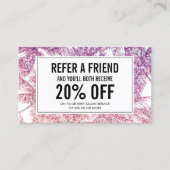 Carte de référence Tropical Purple/Pink Parties sc (Devant)