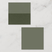 Carte de référence verte demi-mousse et demi-mouss (Devant / Derrière)