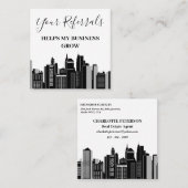 Carte De Référencement Agriculture de l'agent immobilier (Devant / Derrière)