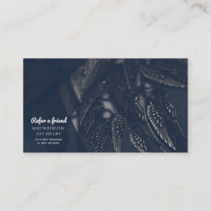 Carte De Référencement Ailes d'ange sombre Glam gothique Parrainer un ami