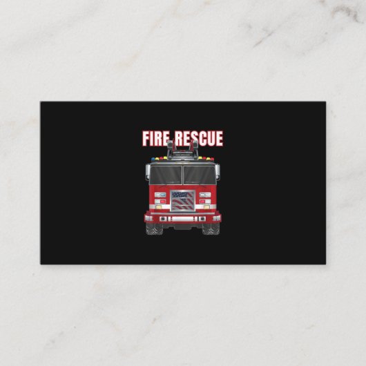 Carte De Référencement American Fire Secourt Firefighter Département Cami (Devant)