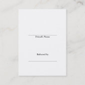 Carte De Référencement Anatomie dessin Vintage antérieur (Dos)