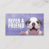 Carte De Référencement Animaux de compagnie assis Bain & Grooming Shop (Devant)