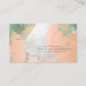 Carte De Référencement Aquarelle élégante, Parties scintillant Lashes Car (Dos)