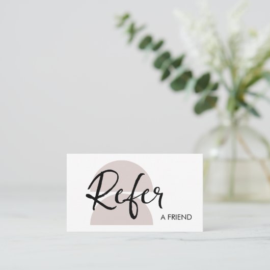 Carte De Référencement Arches modernes référez un ami (Debout devant)