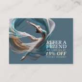 Carte De Référencement Avion Air Yoga Instructeur Pilates Fitness (Devant)