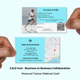 Carte De Référencement B2B Services QR Code Electrique Bleu noir