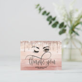 Carte De Référencement Beau oeil Brown Wink avec Gold Crown (Debout devant)