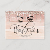 Carte De Référencement Beau oeil Brown Wink avec Gold Crown (Devant)