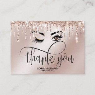 Carte De Référencement Beau oeil Brown Wink avec Gold Crown