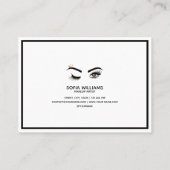 Carte De Référencement Beau oeil Brown Wink avec Gold Crown (Dos)