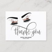 Carte De Référencement Beau oeil Brown Wink avec Gold Crown (Devant)