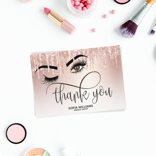 Carte De Référencement Beau oeil Brown Wink avec Gold Crown