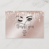 Carte De Référencement Beau oeil Brown Wink avec Gold Crown (Devant)