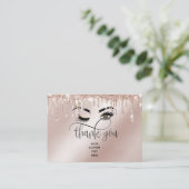 Carte De Référencement Beau oeil Brown Wink avec Gold Crown (Debout devant)