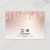 Carte De Référencement Beau oeil Brown Wink avec Gold Crown (Dos)