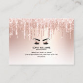 Carte De Référencement Belle OEil avec Couronne d'or longue fougère (Dos)