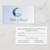 Carte De Référencement Blue Lotus Flower Business (Devant / Derrière)