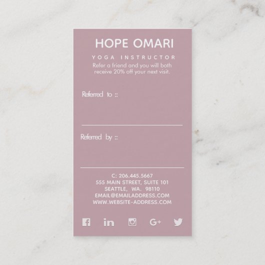 Carte De Référencement Boho Nebula Mandala (Dos)