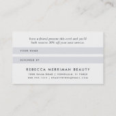 Carte De Référencement Bokeh Rose cuivre (Dos)