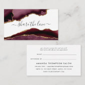 Carte De Référencement Bourgogne et vieillissement de l'or (Devant / Derrière)