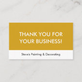 Carte De Référencement Business Review Thank You QR Code Minimal (Devant)