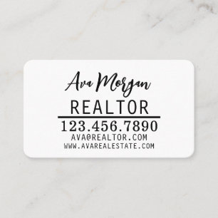 Carte De Référencement Cadeau personnalisé pour agent immobilier