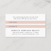 Carte De Référencement Cadre floral antique (Dos)