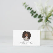 Carte De Référencement Chic Africain Américain Salon de cheveux aiguillag (Debout devant)