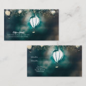 Carte De Référencement Chic de Chaîne d'été Référer un client ami (Devant / Derrière)