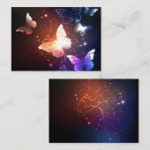 Carte De Référencement Clowing Night Butterflies (Devant / Derrière)