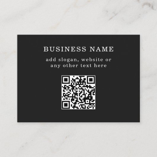 Carte De Référencement Code QR promotionnel d'entreprise (Devant)