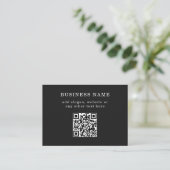 Carte De Référencement Code QR promotionnel d'entreprise (Debout devant)