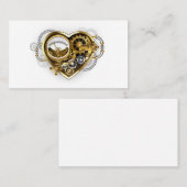 Carte De Référencement Coeur vapeur avec un manomètre (Devant / Derrière)