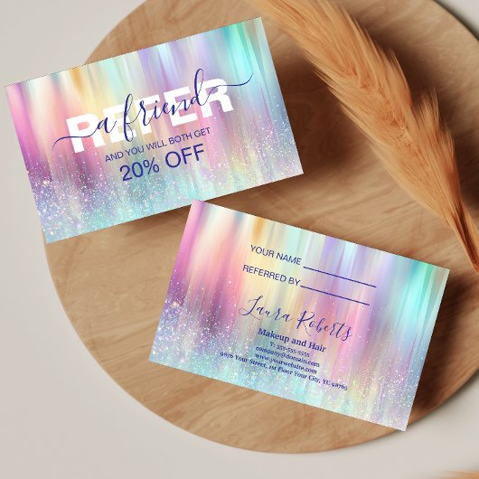 Carte De Référencement Colorful Minimal Professional Branding