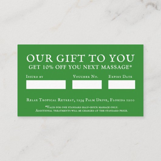 Carte De Référencement Commerce de beauté tropicale frangipani loyauté (Dos)