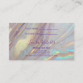 Carte De Référencement Conception Professionnelle en Marbre de Luxe (Dos)