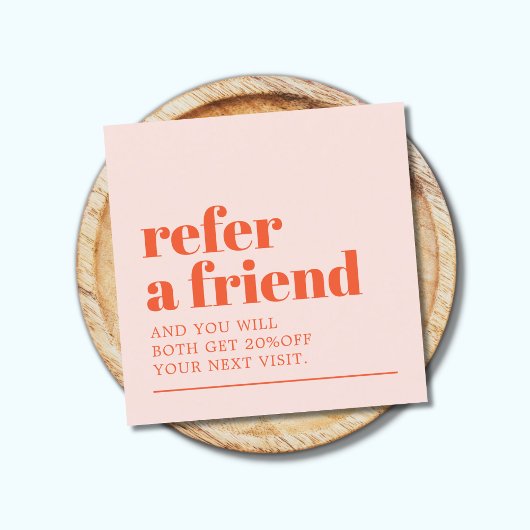 Carte De Référencement Cool Bold Pastel White Beauty Salon