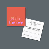 Carte De Référencement Cool frais orange rose gras