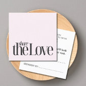 Carte De Référencement Cool minimal Rose Bold Beauté