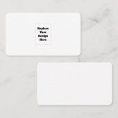 Carte De Référencement Create Your Own white  (Devant / Derrière)