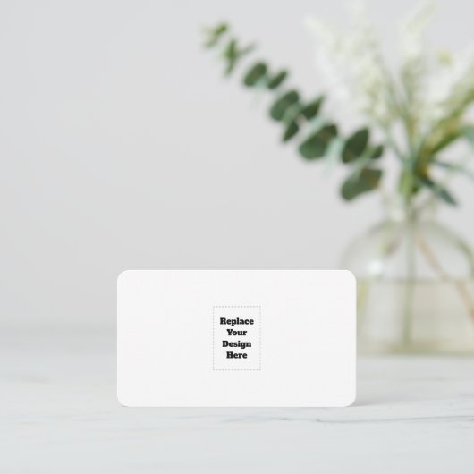 Carte De Référencement Créez votre propre blanc (Debout devant)