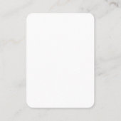 Carte De Référencement Créez Votre Propre blanc (Dos)