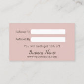 Carte De Référencement Cute Forest Animals Rustic Kraft Referendum (Dos)