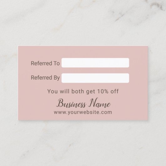 Carte De Référencement Cute Forest Animals Rustic Kraft Referendum (Dos)