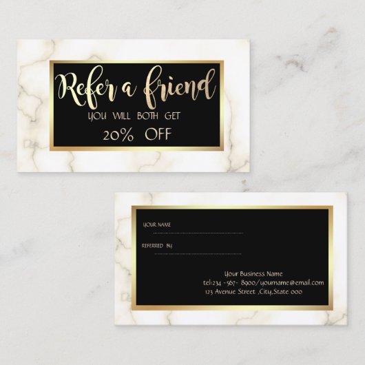 Carte De Référencement Elégant cadre de Parties scintillant moderne, cart (Devant / Derrière)